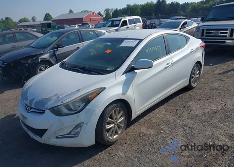 2016 Hyundai Elantra Se из США, поврежденный, VIN 5NPDH4AE3GH683949